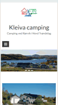 Mobile Screenshot of kleivacamping.no